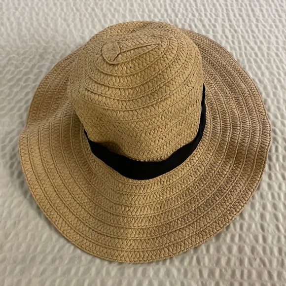 Madewell Packable Braided Straw Hat Size M/L $39.50 MD832 - Picture 2 of 4